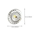 thumbnail image 2 of 10pcs Kitchen Sink Drain Cover for Sink Stainless Steel Silver Keeps Clean Tidy, 2 of 8