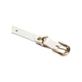 thumbnail image 2 of INSPIRE CHIC Women's Stars Hollow Alloy Pin Buckle Leather Skinny Belt White Waist: 27 1/2- 37 3/8 ", 2 of 6