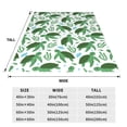 thumbnail image 3 of Pofeuu Cartoon Turtle Print Ultra-Soft Micro Fleece Blanket,for Bed Or Sofa,All Season Throw Blankets Flannel Blanket-80"x60", 3 of 7