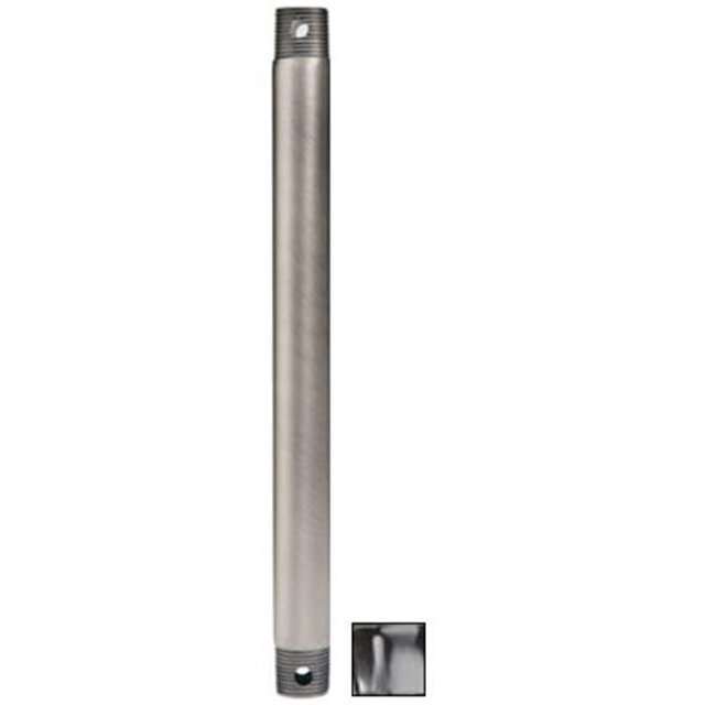 Kichler Decorative Fans 360001MCH Accessory 18 in. Fan Down Rod in Midnight Chrome