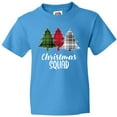 thumbnail image 3 of Inktastic Christmas Squad with Plaid Trees Youth T-Shirt, 3 of 5