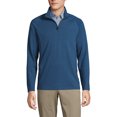 thumbnail image 2 of Lands' End Men's Long Sleeve Raglan Social Active Quarter Zip, 2 of 2
