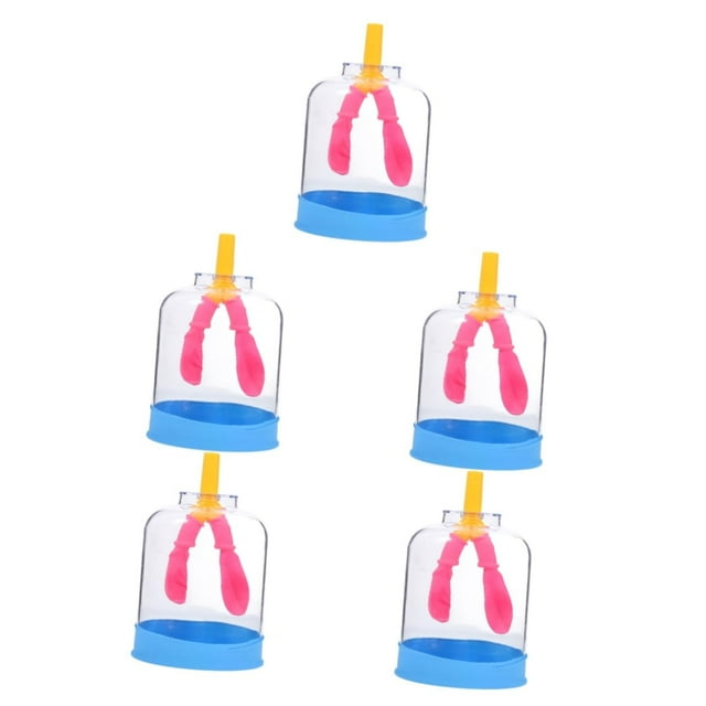 HUGFEGWE 5pcs Lung Breathing Model Lung Breathing Educational Toys Lung Function Demonstration Model Health Lung Display Breathing Lungs Model Assemble Model Lung Model Plastic U2537-2536