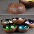 thumbnail image 5 of Yesbay Vintage Natural Coconut Shell Candy Food Container Keys Storage Bowl Home Decor,Coconut Shell Bowl, 5 of 5
