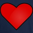 thumbnail image 3 of CafePress - Red Heart Drawing T Shirt - Men's Classic Graphic Cotton T-Shirt, 3 of 4