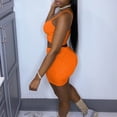 thumbnail image 2 of REALiKUN Women's Yoga Outfit Seamless Workout Set High Waist Exercise Shorts Pants Gym Tracksuits Orange XL, 2 of 7