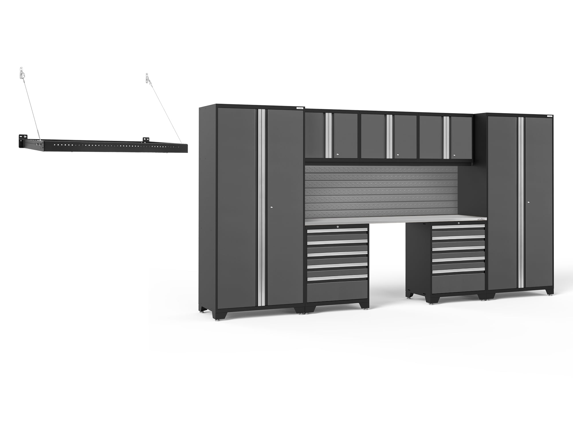 NewAge Products Pro Series Gray 9 Piece Set, Heavy Duty 18