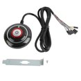 thumbnail image 2 of PC Power Button Strong ABS Light Weight Easy Installation Plug and Play PC Switch for Inte, 2 of 5