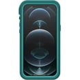 thumbnail image 4 of LifeProof FR Series Waterproof Case for iPhone 12 Pro Max Only - Non-Retail Packaging - Fre Diver Ocean Depths/Peacock Blue, 4 of 8