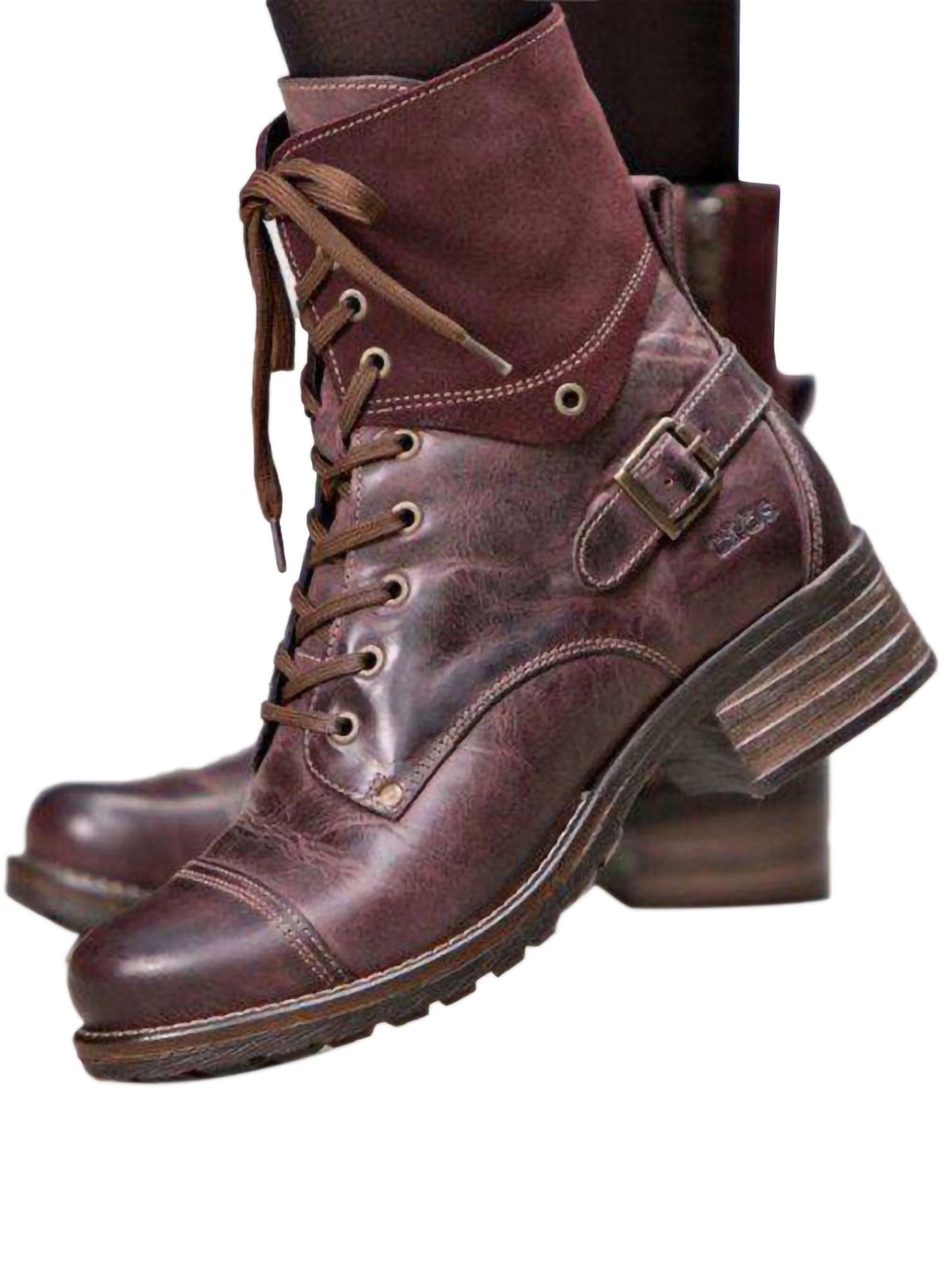ladies tie up boots