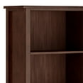 thumbnail image 4 of Simpli Home Artisan 72 inch x 26 inch Solid Wood Contemporary 5 Shelf Bookcase in Russet Brown, 4 of 10