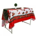 thumbnail image 3 of Table Cloth, Durable Tablecloth, Dustproof Dining For Home A Gift Christmas Decor Bowknot, 3 of 8