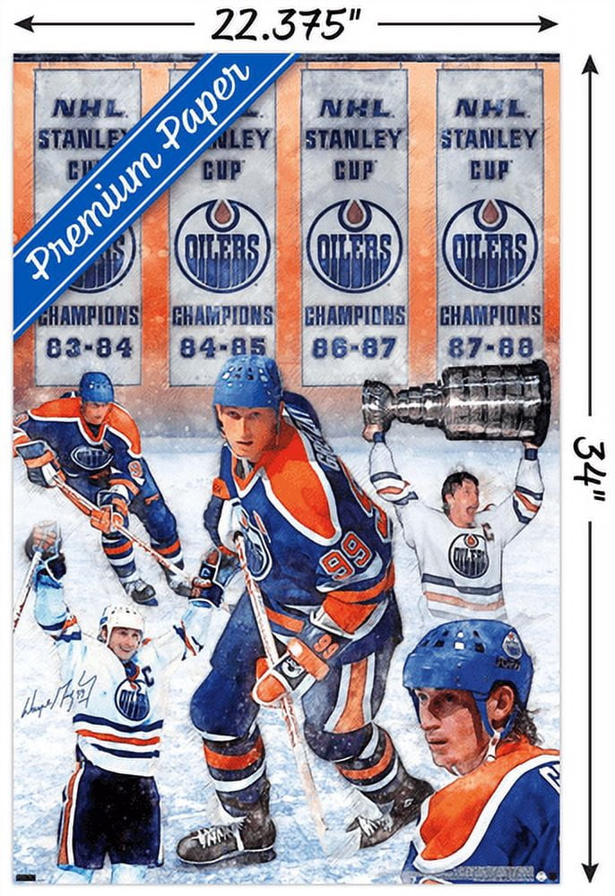 Wayne Gretzky - Banners Wall Poster, 22.375" x 34"