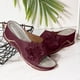 thumbnail image 2 of Amzcrzy Zapatos de mujer,Zapatos de mujer,Zapatillas de mujer, Sandalias ortopédicas con soporte de arco y plantilla suave de cuero para mujer, colección Fish Mouth Sandalias Mujer Zapatillas De Casa, 2 of 6