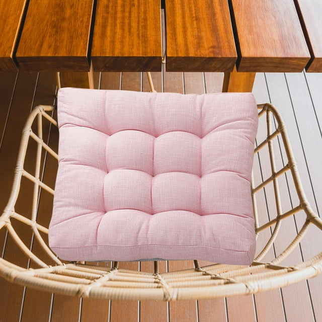 Coussin de Siège en Mousse 45x45cm, Coussin de Chaise Haute Résilience pour Bureau, Sol et Futon, Design Antidérapant