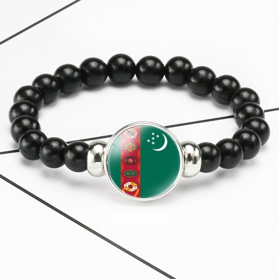 Uijokdef Acrecean Beaded Bracelet, Acrylic, Africa Countries