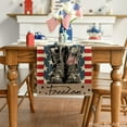 thumbnail image 2 of Stripes Stars Boots Freedom 4th of July Patriotic Memorial Day Table Runner, Independence Day Holiday Kitchen Dining Table Decor for Indoor Outdoor Home Party Decoration 13 x 72 Inch, 2 of 6