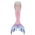 thumbnail image 1 of Traje de baño de sirena de verano para niñas, top de tubo de sirena, cola de pez, vestido de princesa, disfraz de cola, 1 of 6