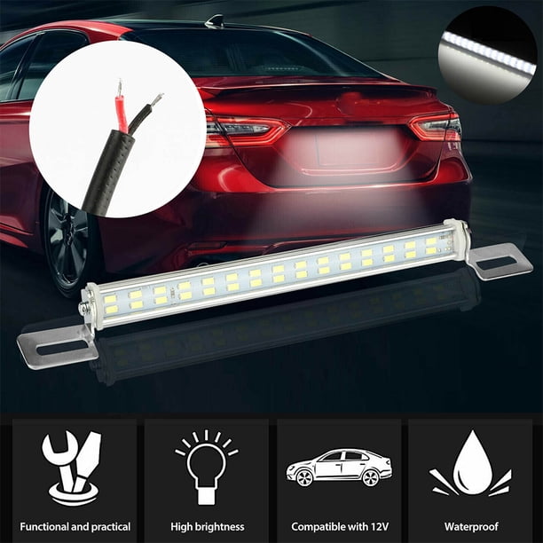 Led Rv License Plate Tongliya 1 Metal Universal Ultra White 30 LED License Plate Reversing ...