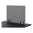 thumbnail image 2 of Stand Up Desk Store ReFocus Raw Noise and Distraction Reducing Freestanding Acoustic Desk Divider Mounted Privacy Panel (Castle Gray, 20.9"  x 16" , 4-pack), 2 of 8