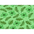 thumbnail image 1 of Ahgly Company Machine Washable Indoor Rectangle Transitional Green Area Rugs, 4' x 6', 1 of 7