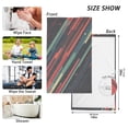thumbnail image 6 of Yayeee 2 Pack Hand Towels for Bathroom 100% Cotton 16" x 28" Soft Absorbent Kitchen Towel, Red Abstract Lines, 6 of 7