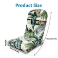 thumbnail image 4 of SHANNA Rocking Chair Cushion, Waterproof and Fade-Resistant Patio Chair Cushions, Non-Slip Indoor Rocking Chair Cushion with Ties, Thicken Chair Pads for Adirondack, 44"x20"x4", Hawaiian style, 4 of 9