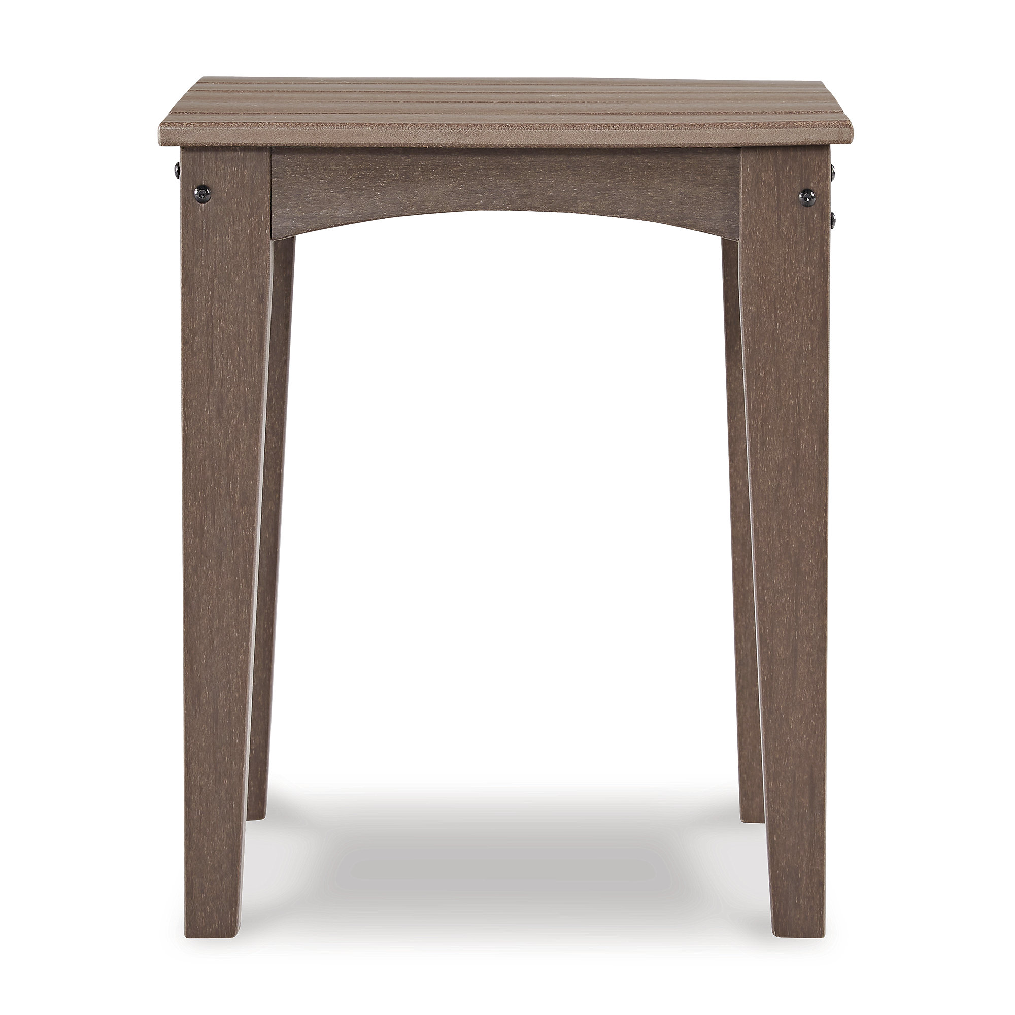 Signature Design by Ashley Casual Emmeline Outdoor HDPE Patio End Table, Brown - image 3 of 5
