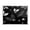 Black Holly Leaves, variant on Acrylic Tray Clear Serving Tray Rectangle Decorative Tray with Cut Handle Black Holly Leaves