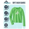 thumbnail image 7 of Kanu Surf Boys Swim Shirt - 2 Pack UPF 50+ Quick Dry Boys Rash Guard Long Sleeve (Sizes: 6-16), 7 of 7