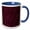 Blue/White, variant on 3drose, Abstract Gradient Seamless Dot Pattern Background Design, 11oz Magic Transforming Mug