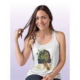 thumbnail image 2 of Botany Portrait I. Racerback Tank Women -Victoria Borges Designs, Female x-Small, 2 of 4