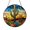 Acrylic 3.5 Inch, variant on Desert Sunset with Cactus Stained Glass Window Art Suncatcher2301