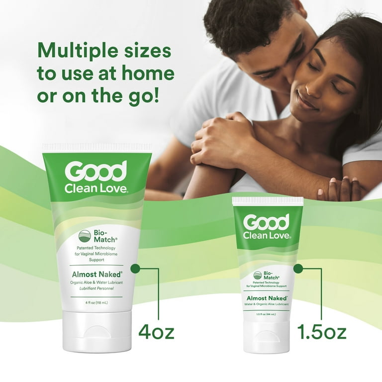 Good Clean Love Almost Naked Organic Personal Lubricant 4 oz Water-Based  Aloe pH Balanced Safe with Latex - Walmart.com
