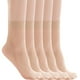 thumbnail image 1 of 5 pares de calcetines de media caña con diseño sexy y sólido para mujer: diseño invisible y transpirable, material de poliéster elástico., 1 of 7