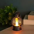 thumbnail image 4 of Electronic Candle Ambient Light Christmas Small Oil Lamp Mini Wind Light Night Light Holiday Decor, Flickering Flame Simulation, Safe, Portable, Adjustable Switch, 4 of 7