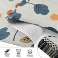 thumbnail image 6 of Yayeee Runner Rug for Bedroom 2'x6' Machine Washable Hallway Non Slip Mat, Acorn Leaves Pattern, 6 of 8