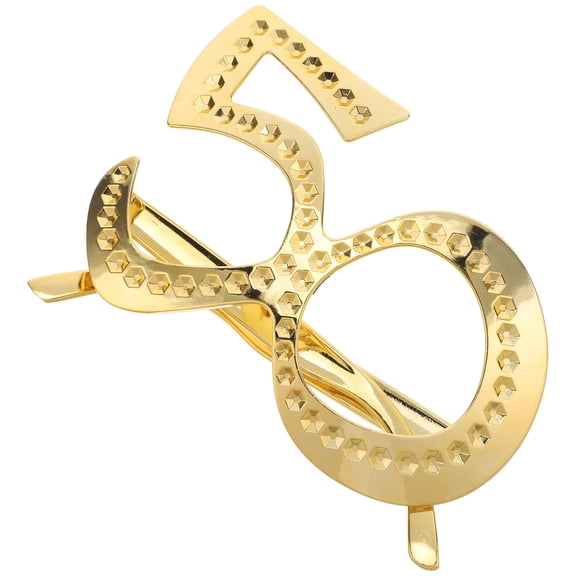 Tineasur 50th Birthday Party Glasses Rhinestone Eyewear Celebration Accessory