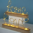 thumbnail image 2 of Lámpara Led Luz Cartas De Amor Cartas Para El Hogar Sala De Estar Dormitorio Diseño Decoración Día De San Valentín Regalo De Cumpleaños Figuras Decorativas Para El Hogar Adornos Serendint HA027181-01, 2 of 6