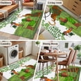 thumbnail image 5 of Kitchen Mats for Floor 3x5 Ft, St. Patrick's Day Non Slip Area Rugs for Kitchen Bedroom Entryway, Green Lucky Clovers Dog Washable Carpet Runner Rug Floor Mats for Bedroom Home Decor, 5 of 8