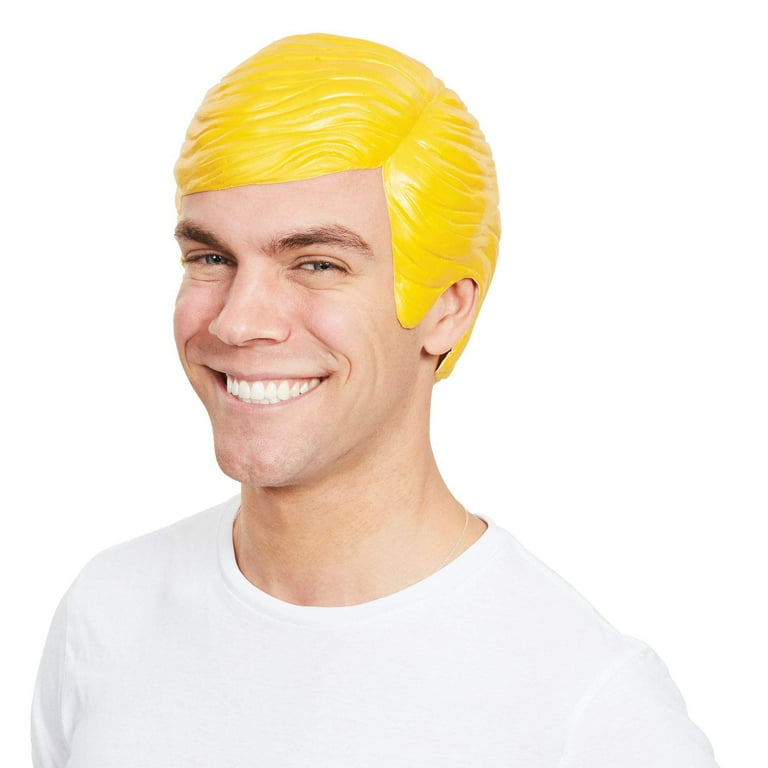 Rubber Trump Headpiece Blonde Rubber Trump Headpiece Blonde