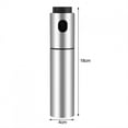 thumbnail image 6 of Stainless Steel Olive Oil Spraying Bottle Dispenser Sprayer Can Jar Kitchen Barbecue Tool, 6 of 8