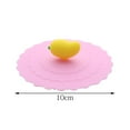 thumbnail image 3 of Cute Tea Coffee Lids Cap Silicone Cup Cover Dustproof Leakproof Suction Cup Cover 5, 3 of 8