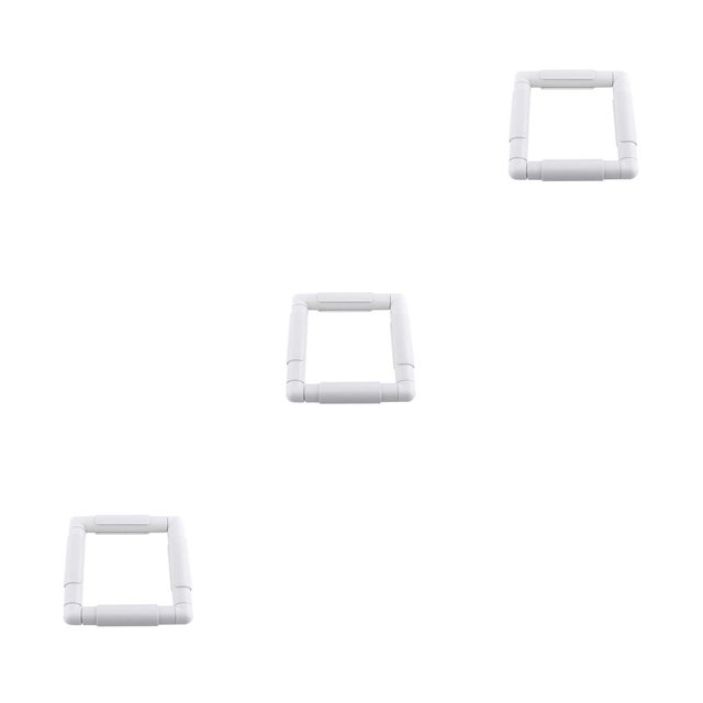 Advancent 4 unidades/juego de marcos de bordado, punto de cruz, soporte de costura para manualidades, bordado, acolchado extraíble, herramientas de dibujo 8x8 3piezas Advancent CBP217884