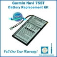 thumbnail image 3 of Garmin Nuvi 755T Battery Replacement Kit with Tools, Video Instructions, Extended Life Battery and Full One Year Warranty, 3 of 3
