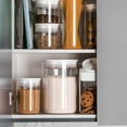 thumbnail image 4 of Click Clack Pantry Canisters with White Lids (Small) | Set of 3, 4 of 7