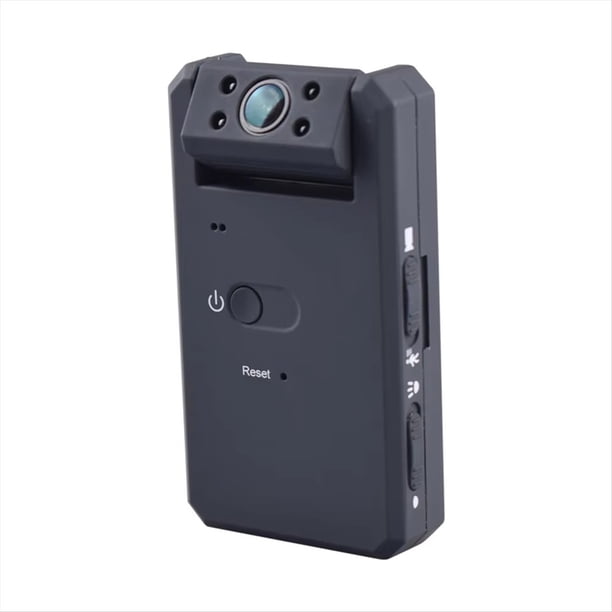 Cámara MD90S Full HD 1080P con Visión Infrarroja, Videocámara Corporal DVR con Rotación de 180 Grados, Mini Videocámara Deportiva DV.