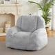 thumbnail image 1 of Yeshouse Silla puff gigante de pelo sintético con relleno, sofá de suelo grande para adultos, 1 of 7