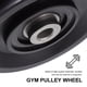 thumbnail image 3 of 1pc de rodamiento de nylon polea práctica polea rueda de gimnasio sólida equipo de gimnasio flexible, 3 of 5