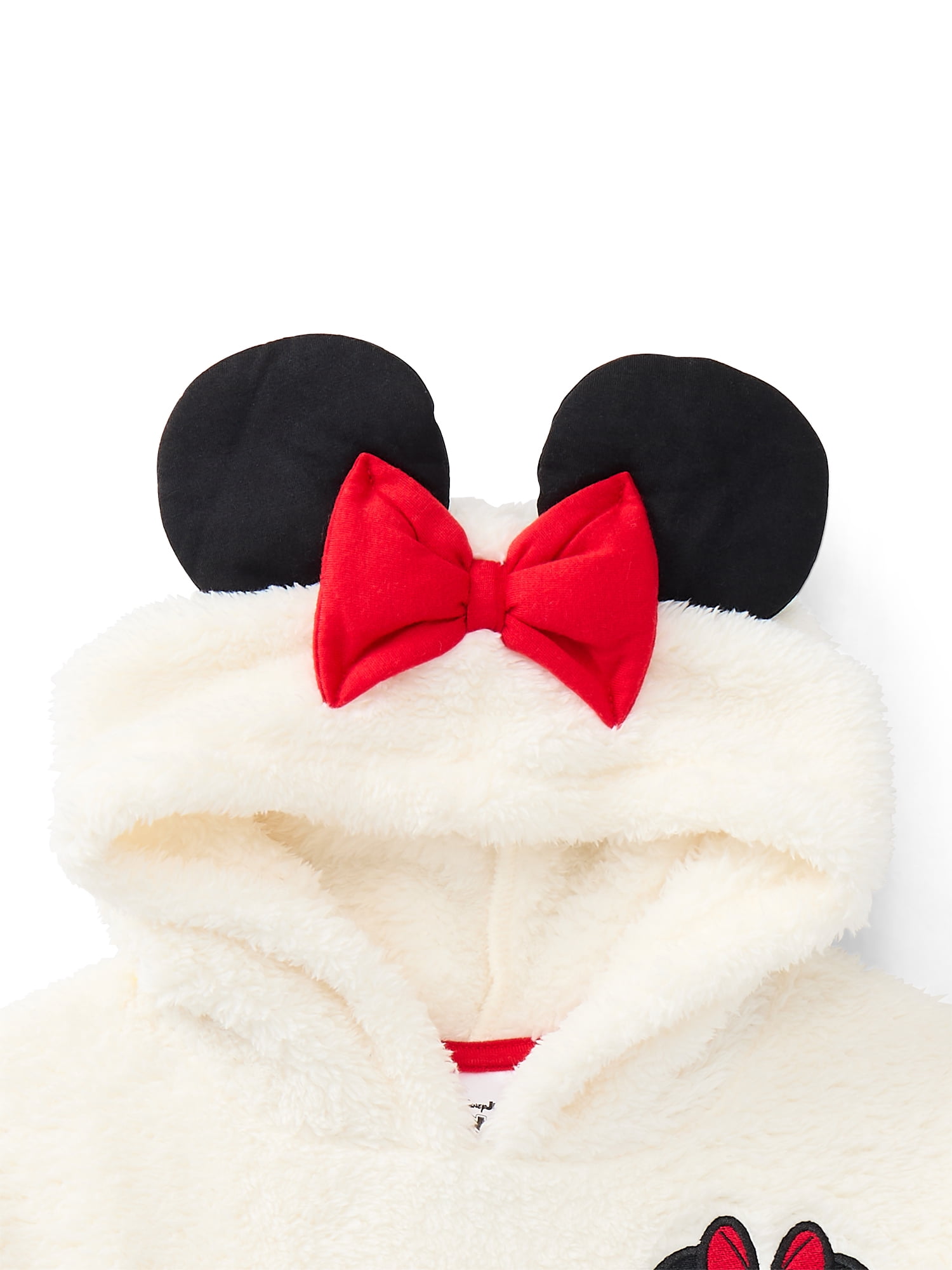 Minnie Mouse Toddler Girls Plush Cosplay Hoodie, Sizes 12M-5T